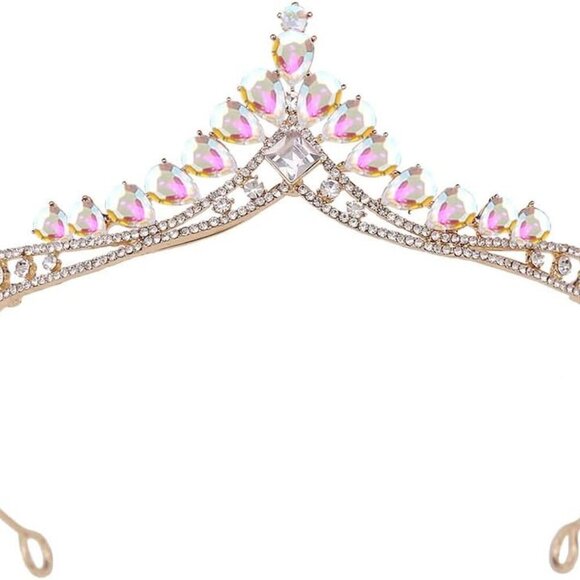 Crystal Tiara Crown Women\'s Elegant Rhinestone Tower Bridal Headband main image 5
